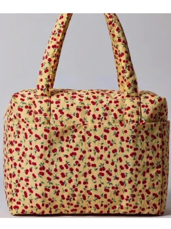 BAGGU Handbags - Baggu Small Cloud Carry On - Cherry Land - UO EXCLUSIVE!!